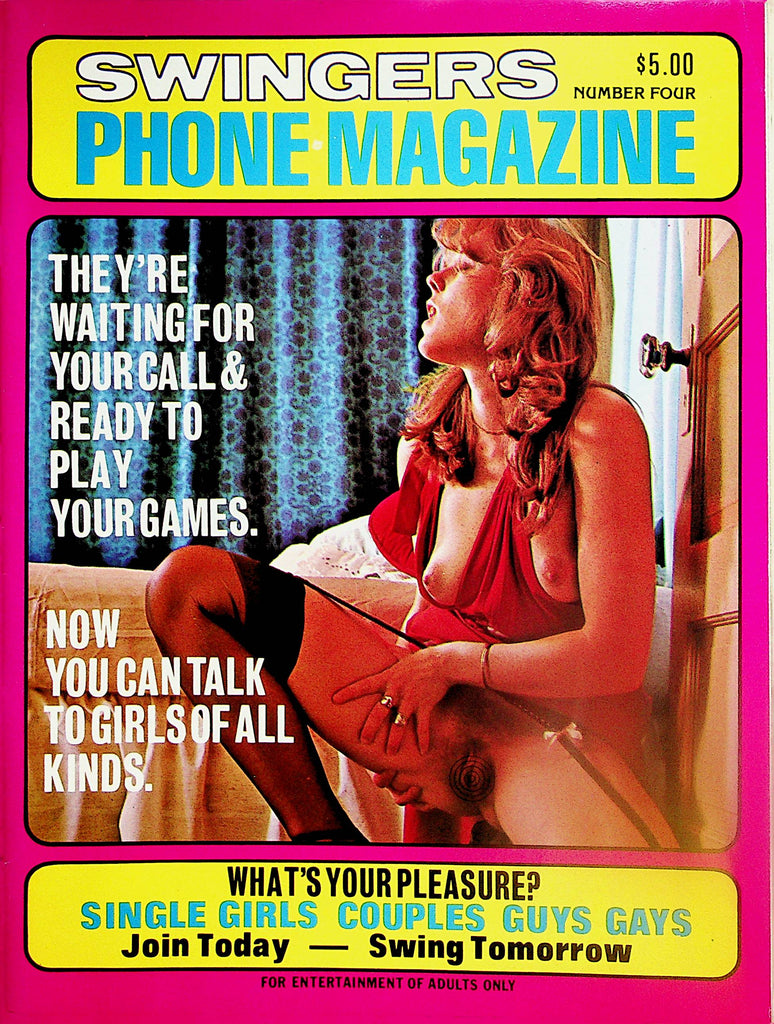Swinging Phone Magazine Contacts  #4  1970's     081824lm-p
