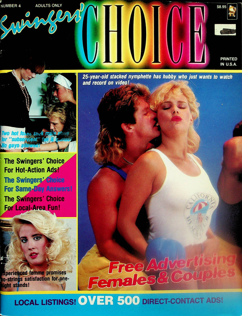 Swingers' Choice Contact Magazine  #4  1980's  110225lm-p