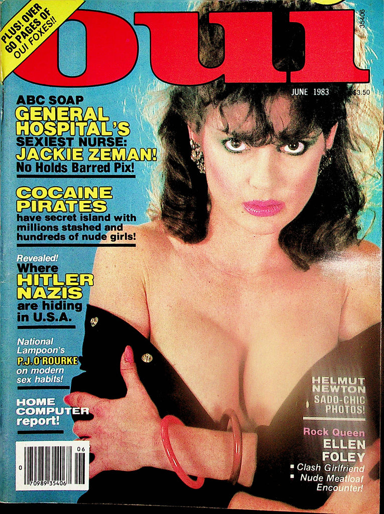 Oui Magazine   ABC Soap General Hospital's Jackie Zeman - No Holds Barred Pix!  June 1983     120124lm-p