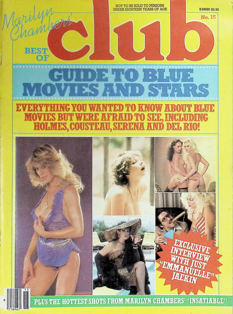 Marilyn Chambers Best of Club Magazine Everything You Want to Know about Holmes, Cousteau, Serna and Del Rio 100426LLP