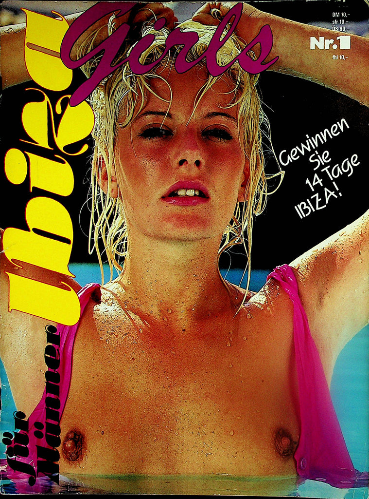 lbiza Girls German International Magazine  Marina Beautiful Breasts And Pussy  #1 1986   020624lm-p3