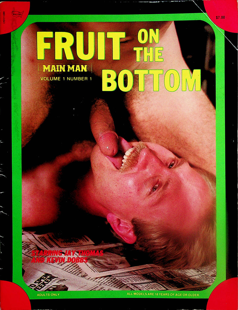 Fruit On The Bottom Gay Magazine  Starring Jay Thomas and Kevin Dobbs  vol.1 #1  1984 Magcorp     100224lm-p
