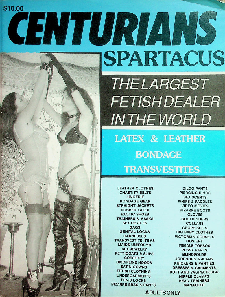 Centurians Spartacus Catalog  Largest Fetish Dealer In The World  1992   040226lmp