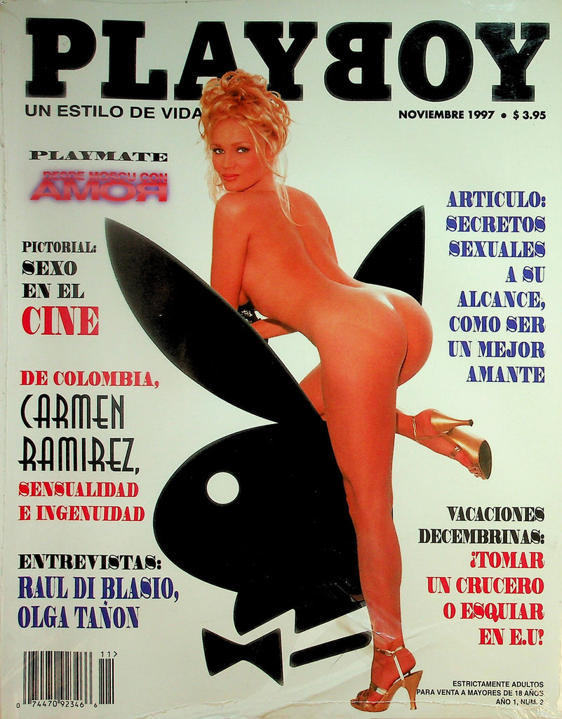 Playboy Spanish International Magazine   Playmate Amor  / Carmen Ramirez  new   November 1997      101626lmp-GSC