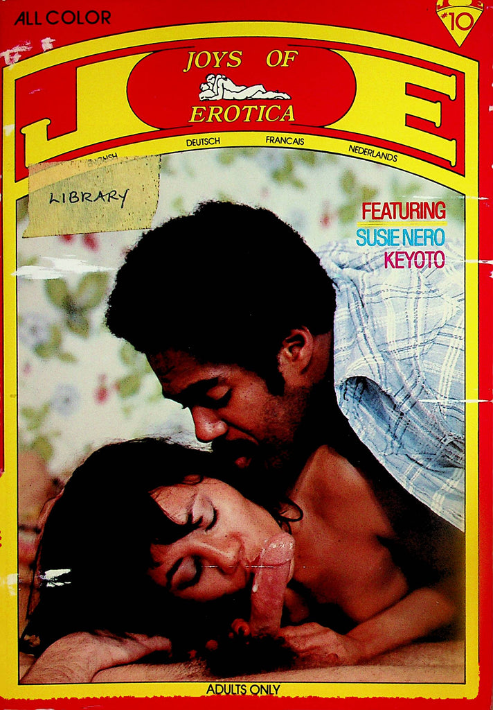 Joys Of Erotica International Digest Magazine  Susie Nero / Keyoto  #10  1970's     092223lm-p