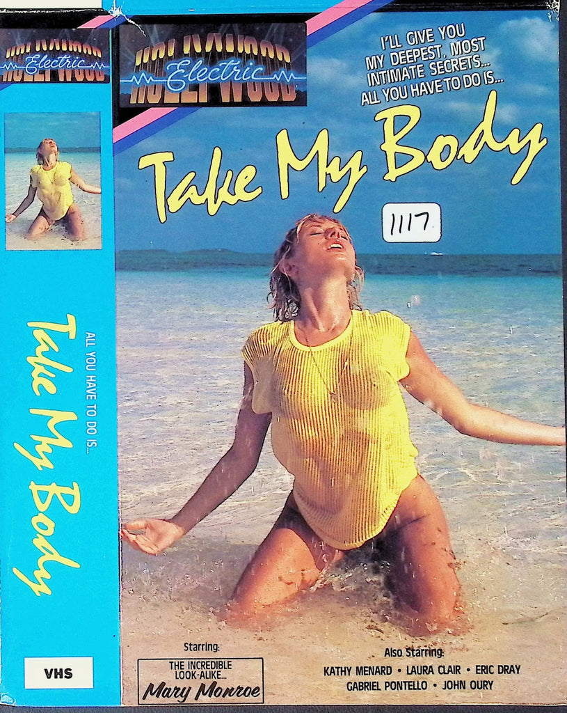 Take My Body Mary Monroe Kathy Menard Laura Clair Eric Dray Adult VHS Hollywood Electric 040626AKVHS