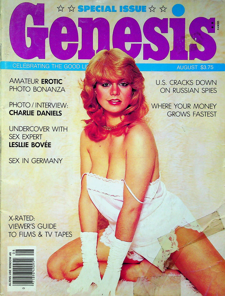 Genesis Magazine Charlie Daniels & Lesllie Bovee August 1982 082123RP