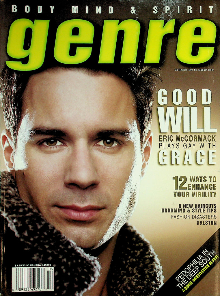 Genre Gay Interest Magazine  Good Will Eric McCormack Plays Gay With Grace   September 1999     042326lmp