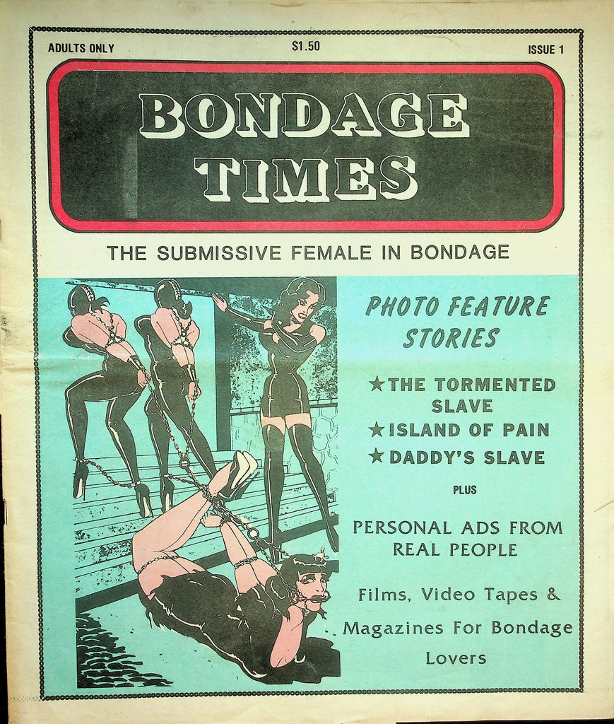 Bondage Times Adult Newspaper  The Submissive Female / Island Of Pain  #1 1984    090726lmp-GSC