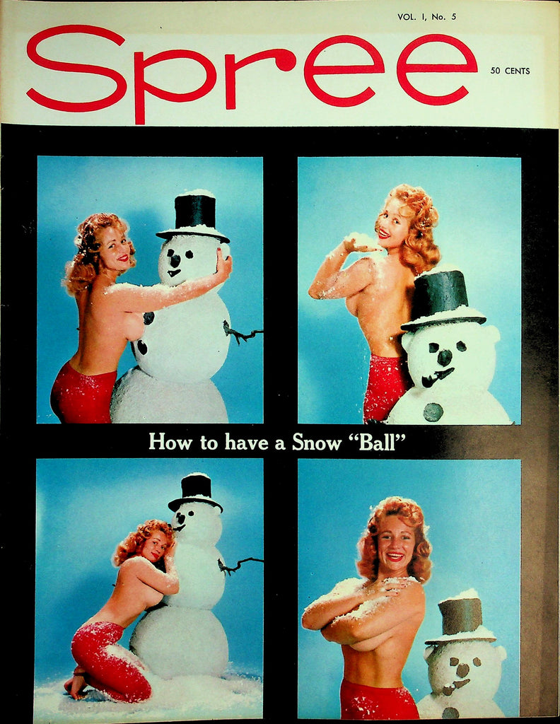 Spree Magazine   Virginia Bell / Centerfold Of The Month Joan Brennan  vol.1 #5 1958   062026lmp-GSC