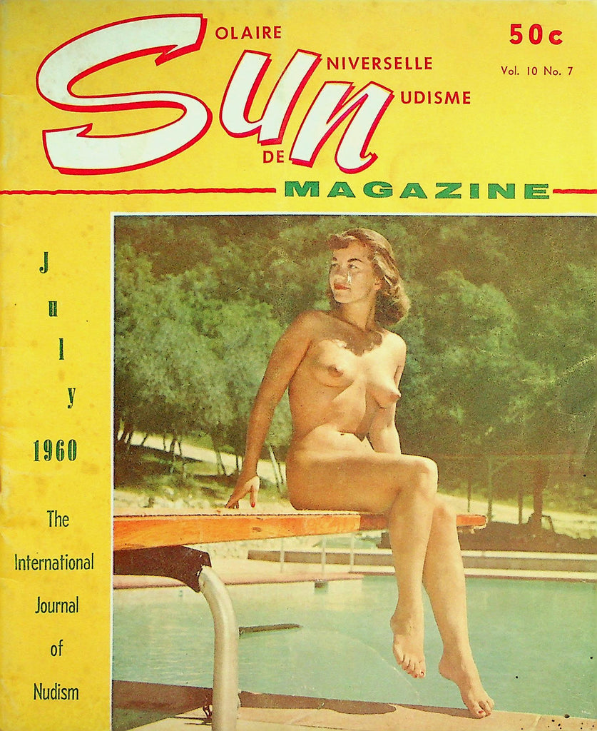 Sun Nudist Digest Magazine   The Values Of Nudism  July 1960       012426lmp