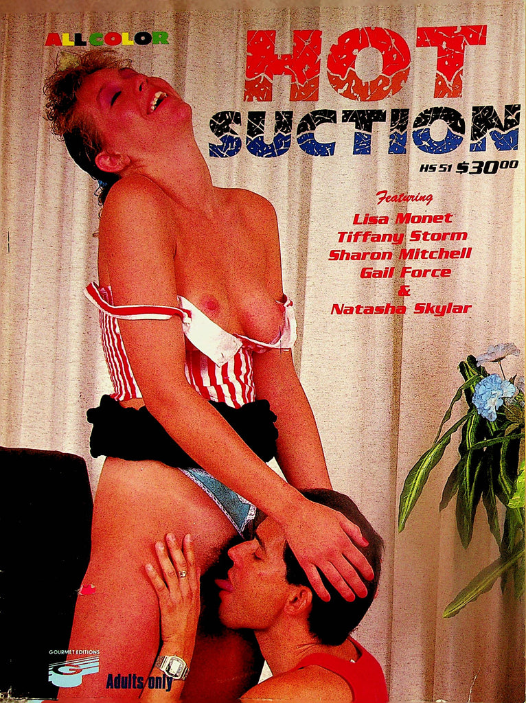 Hot Suction Magazine  Lisa Monet, Tiffany Storm and Gail Force  #1 1980's Gourmet Editions   021625lm-p