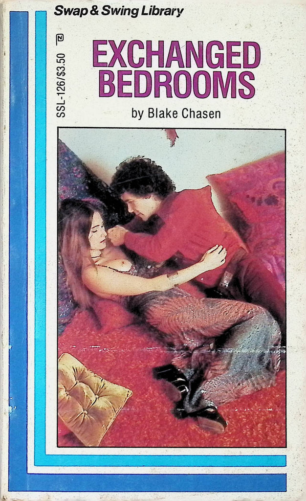 Exchanged Bedrooms by Blake Chasen SSL-126 Swap & Swing Library 1984 American Art Enterprise Adult Erotic Paperback Novel-070824AMP