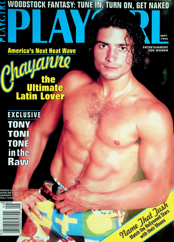 Playgirl Magazine  Cover Guy Chayanne The Ultimate Latin Lover  September 1994   031826lmp