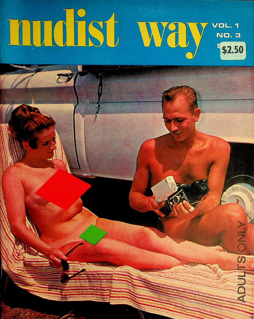 Nudist Way Magazine  Basic Facts and Ways Of Nudism  vol.1 #3  1960's    081726lmp-GSC