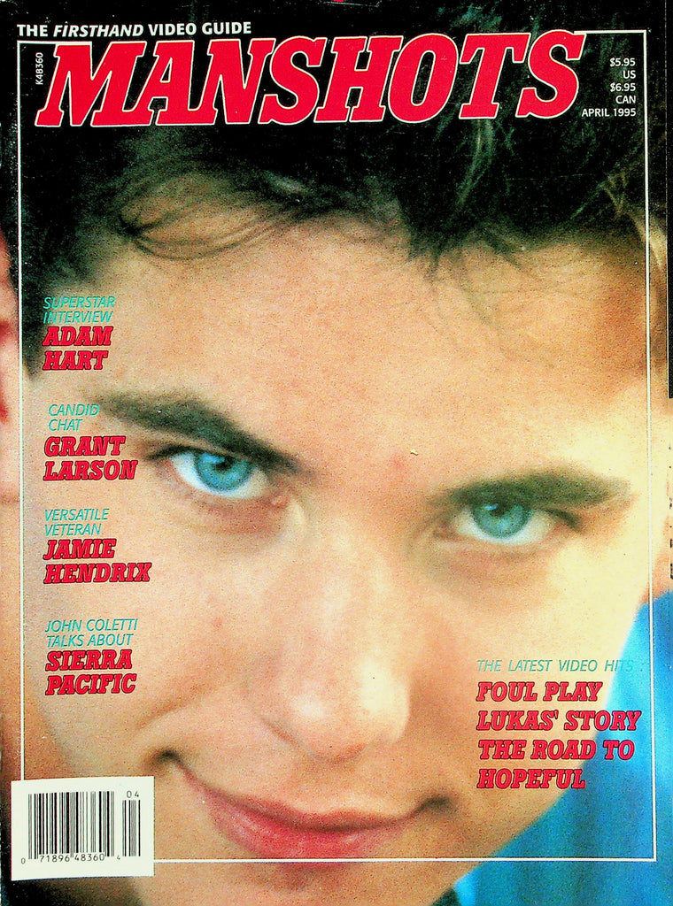 Manshots Gay Magazine   Cover Guy Luka  April 1995    041426AMP-