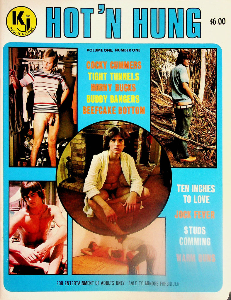 Hot'n Hung Gay Magazine   Cocky Cummers / Tight Tunnels  vol.1 #1  1970's     060725lm-p2