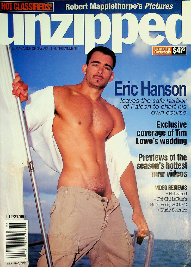 Unzipped Gay Magazine  Cover Guy Eric Hanson  12/21/99    042426lmp