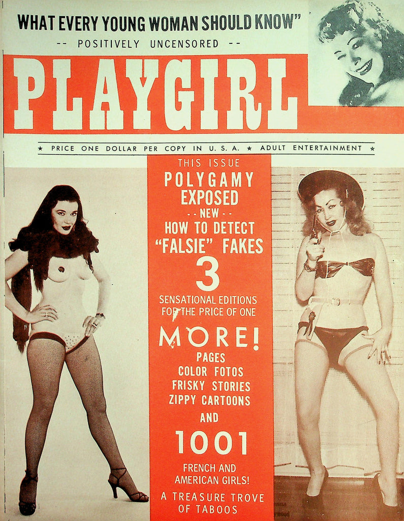Playgirl Magazine  Polygamy Exposed / What Every Young Woman Should Know  vol.1 #3  1956      061226lmp-GSC