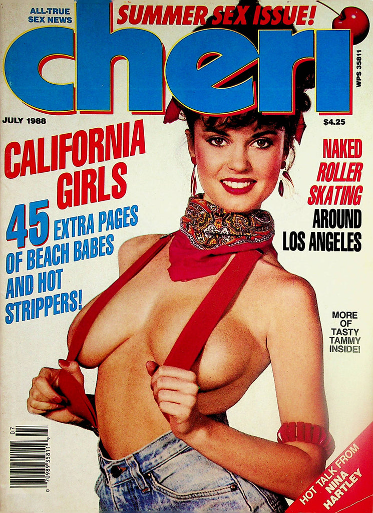 Cheri Summer Sex Issue  Magazine  California Girls / Nina Hartley  July 1988  030124lm-p2