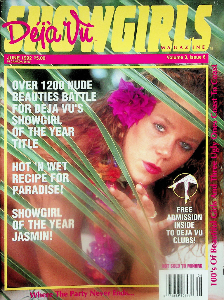 Deja Vu Showgirls Magazine   Showgirl Of The Year Jasmin  June 1992      081025lm-p