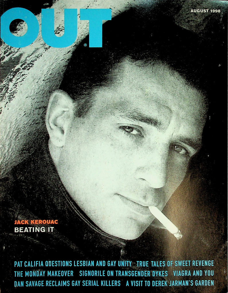 OUT LGBTQ+ Magazine  Jack Kerouac Beating It   August 1998      042126lmp