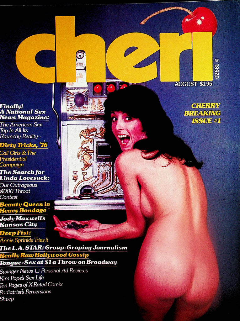 Cheri Magazine  Premier Issue!  Annie Sprinkle / Orgasm School  vol.1 #1  August 1976    120724lm-p