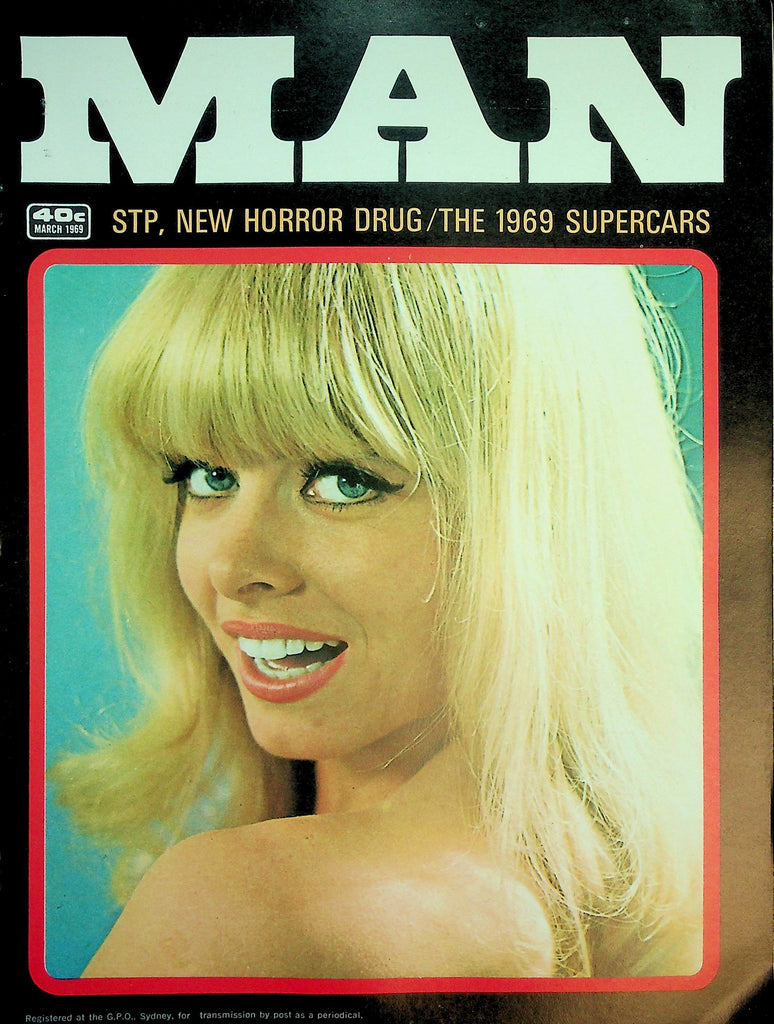 Man Magazine   Girl Of The Month Marie Ange  March 1969    011926lmp