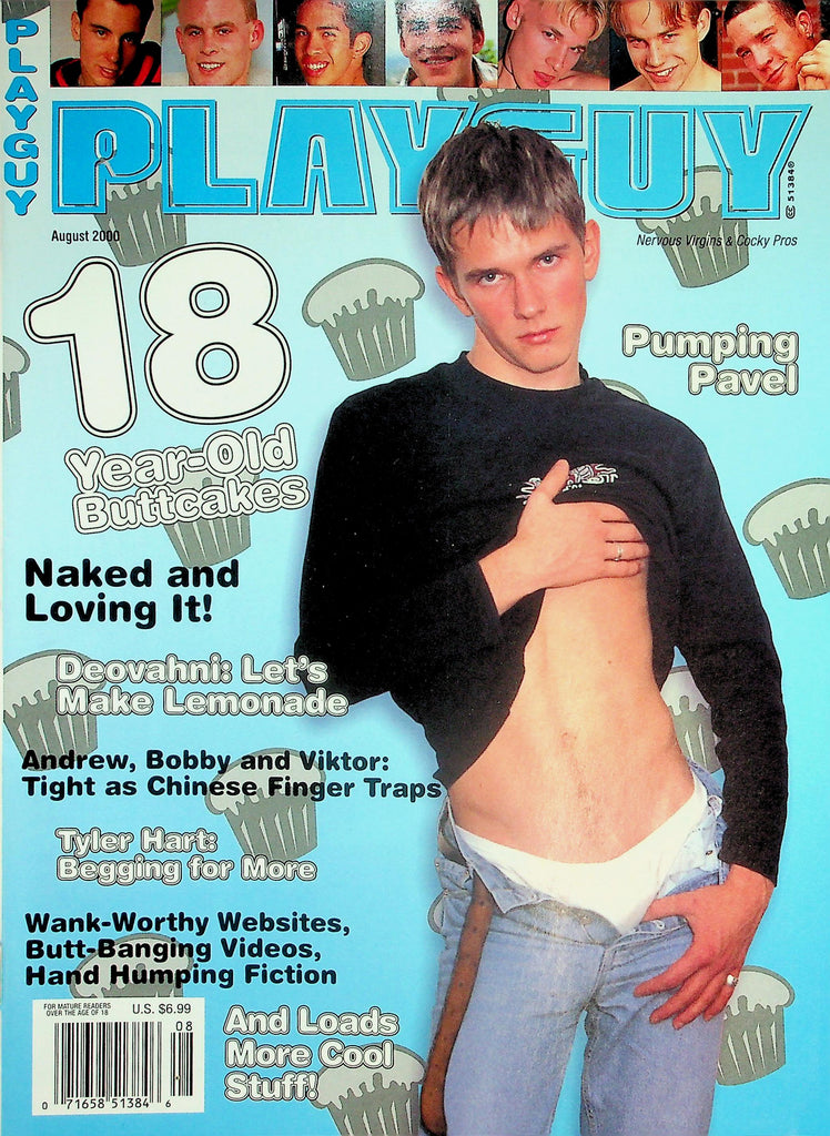 Playguy Gay Magazine  Cover Guy Pavel  August 2000   031326lmp