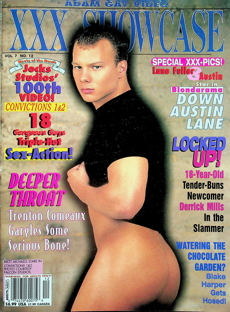Adam Gay Video XXX Showcase   Cover Guy Brett Michaels  vol.7 #12  June 2000   011026lmp