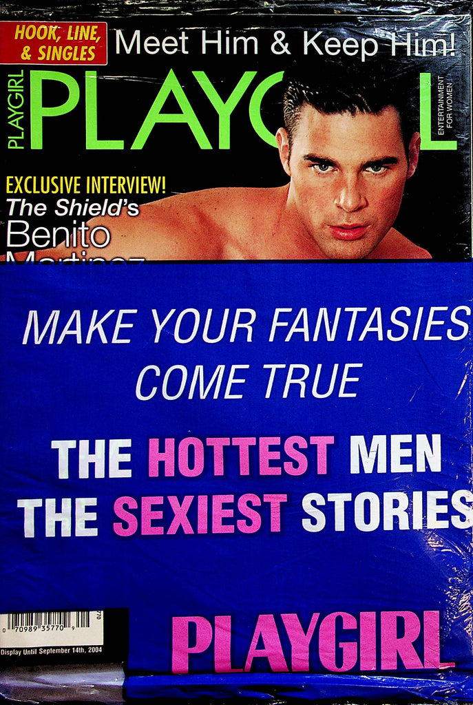 Playgirl Magazine  Benito Martinez  September 2004   New/Sealed      051323lm-p