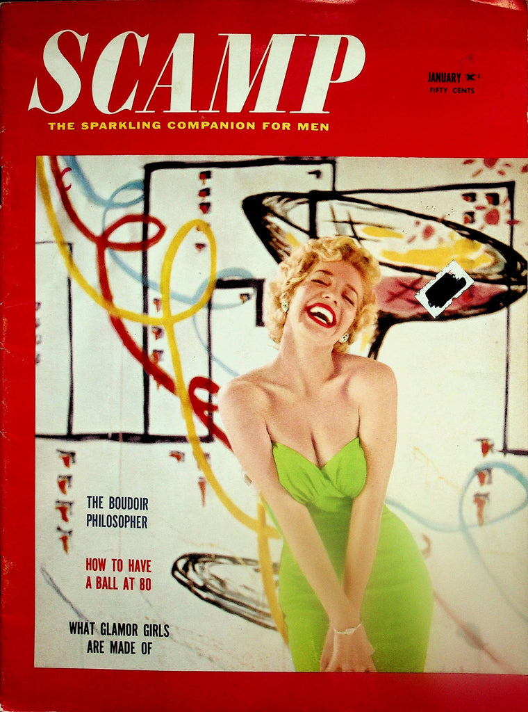 Scamp Vintage Magazine   Covergirl Life Of The Party Sharon Bujese  January 1959  091325lm-p