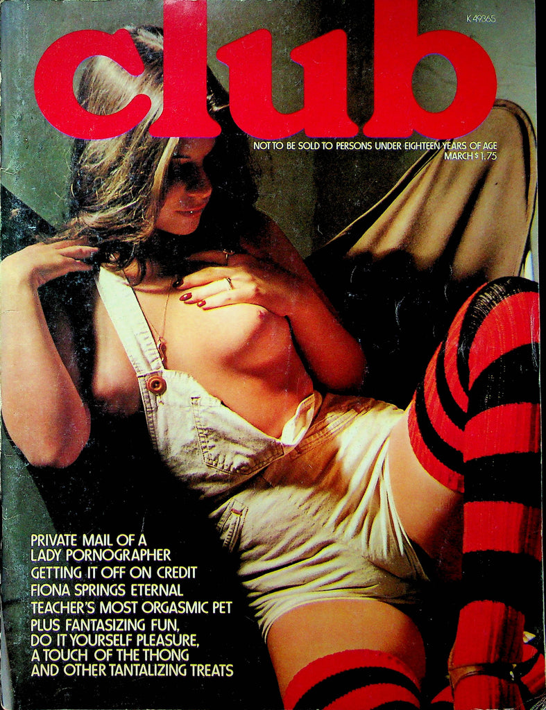 Club Magazine Fiona Richmond March 1975 071923RP