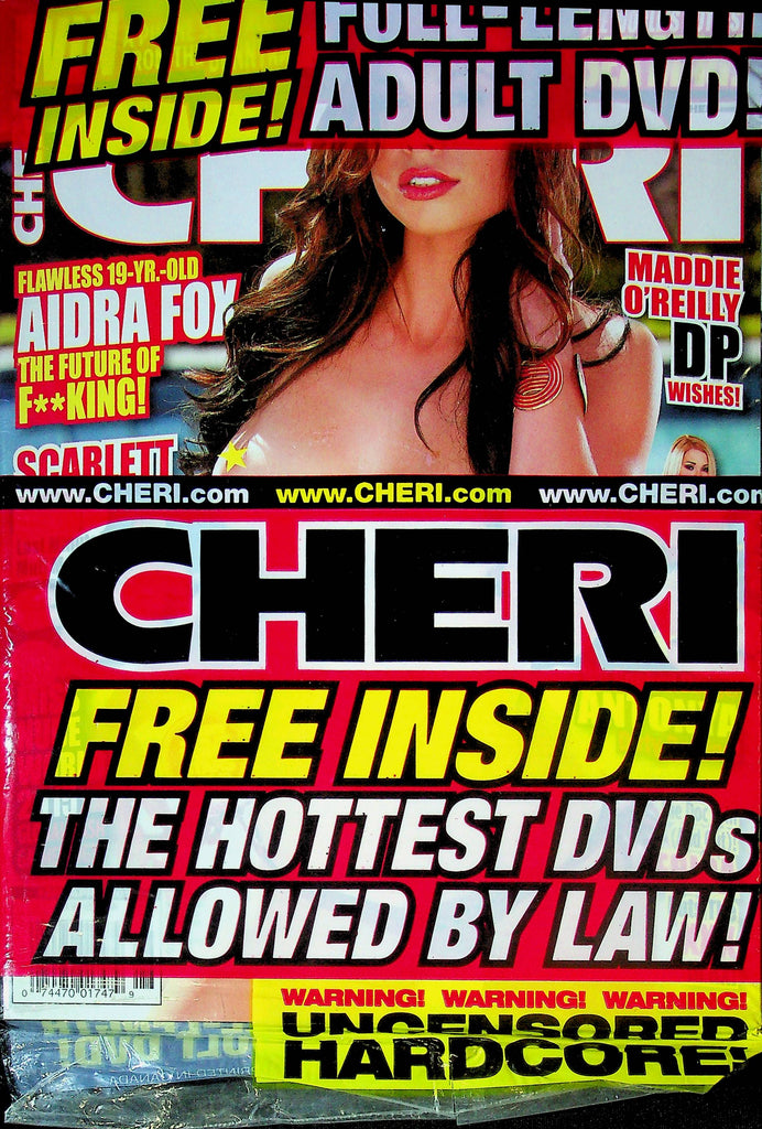 Cheri Magazine Aidra Fox #226 April 2015 SEALED W/DVD 113023RP