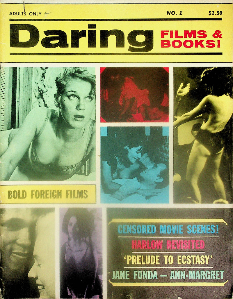 Daring Films & Books! Magazine   Jane Fonda / Ann Margret  #1  1960's   102725lm-p
