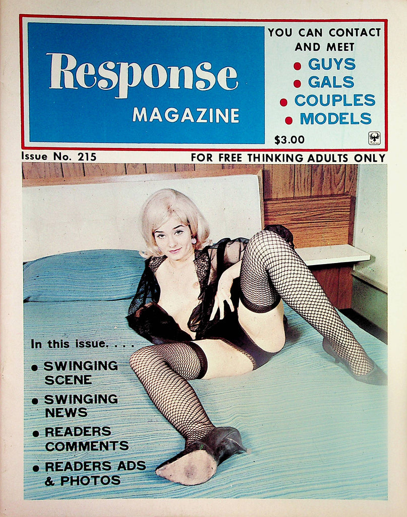 Response Contact Magazine Ads, Swinging Scene and News  #215  1970's     032924lm-p