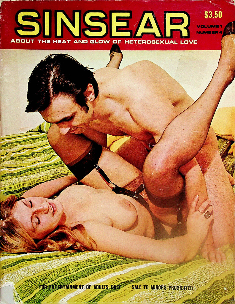 Sinsear Magazine  The Heat Of Heterosexual Love - Wide Open, Fast Eddie, Sexational  vol.1 #4  1960's    051824lm-p