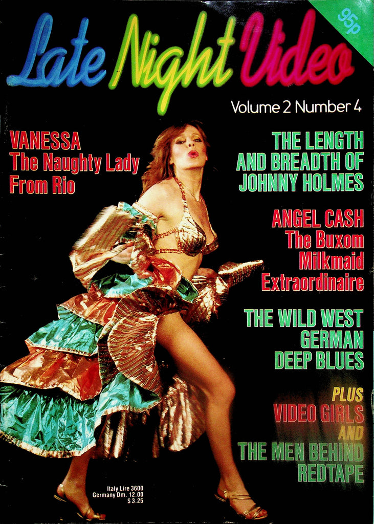 Late Night Video Magazine  John Holmes / Vanessa Del Rio The Naughty Lady From Rio  vol.2 #4  1980's   072225lm-p