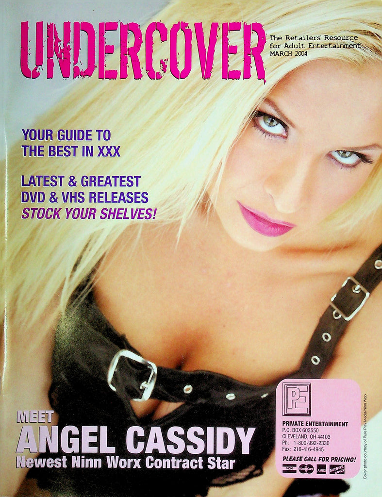 Private Entertainment's Undercover Magazine Ft. Angel Cassidy March 2004 031525RP