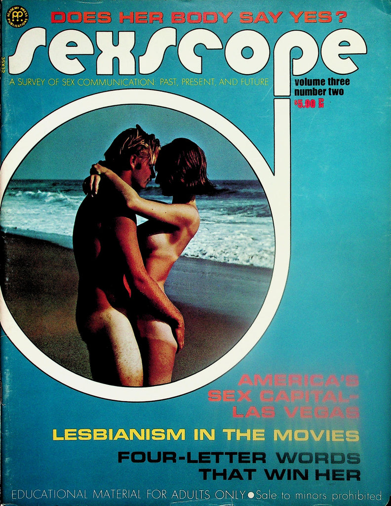 Sexscope Magazine  Four-Letter Words That Win Her  vol.3 #2  January 1973    122025lmp