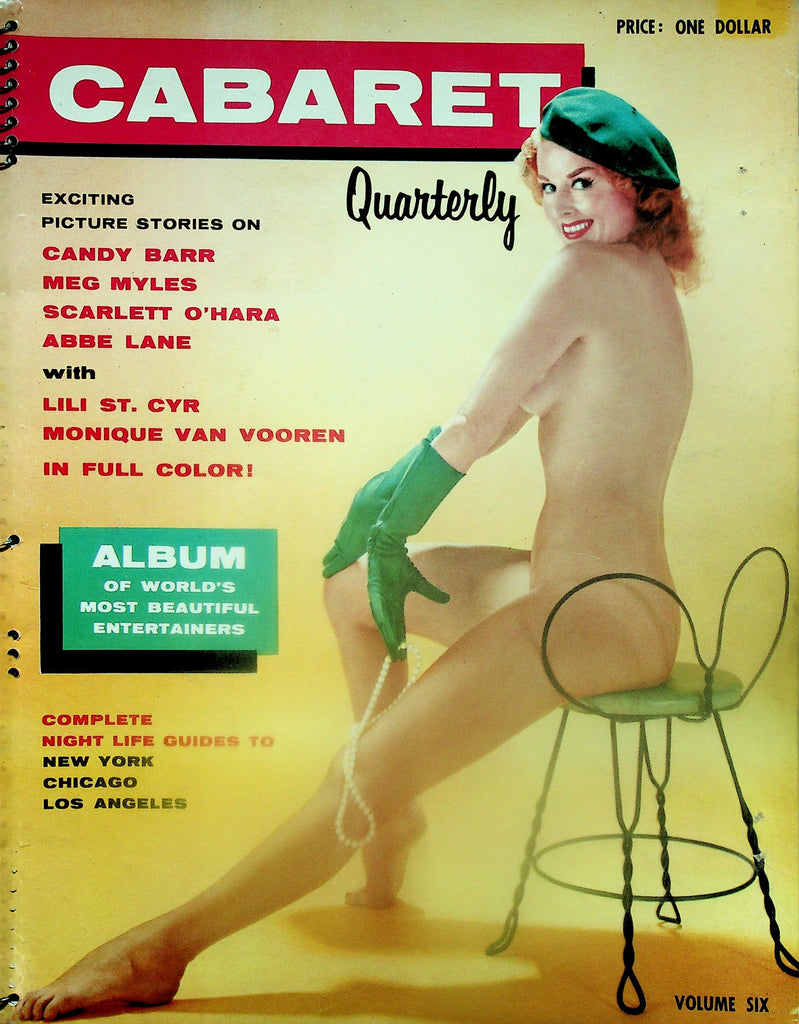Cabaret Quarterly Magazine  Candy Barr, Meg Myles, Scarlett O'Hara, Lily St. Cyr and More!  1957  112925lmp