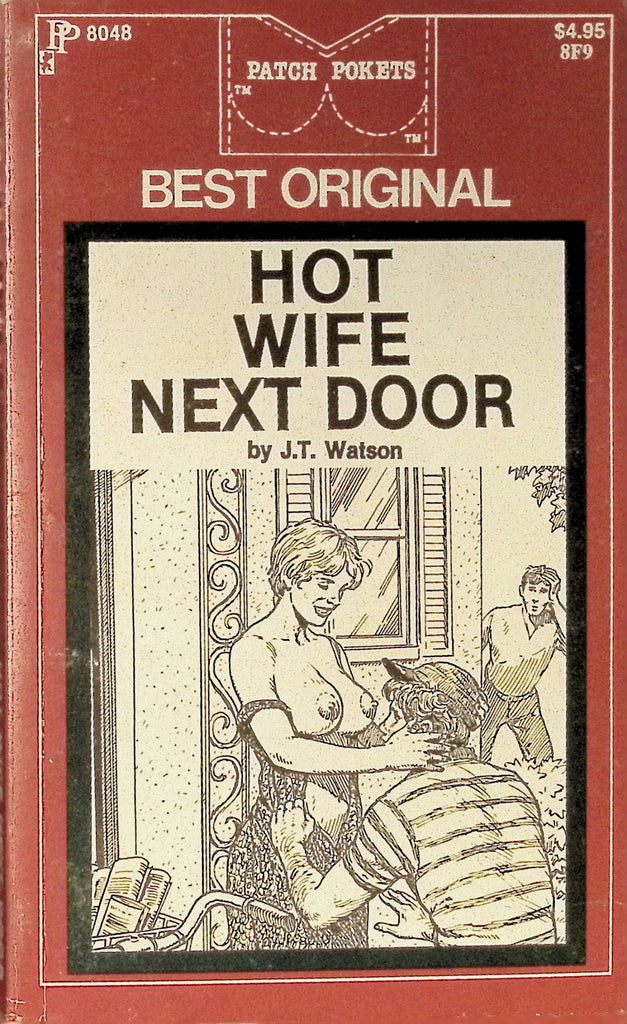 Hot Wife Next Door by JT Watson PP8048 1978 Patch Pockets Greenleaf Classics Adult Paperback Novel 081925AMP