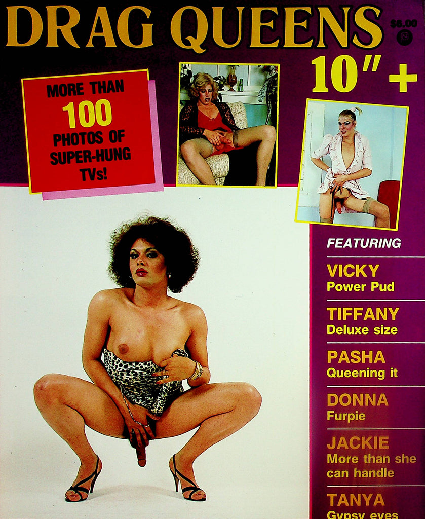 Drag Queens Magazine  10"+  Super Hung TV's - Tiffany- Deluxe Size  vol.5 #1  1983        122323lm-p