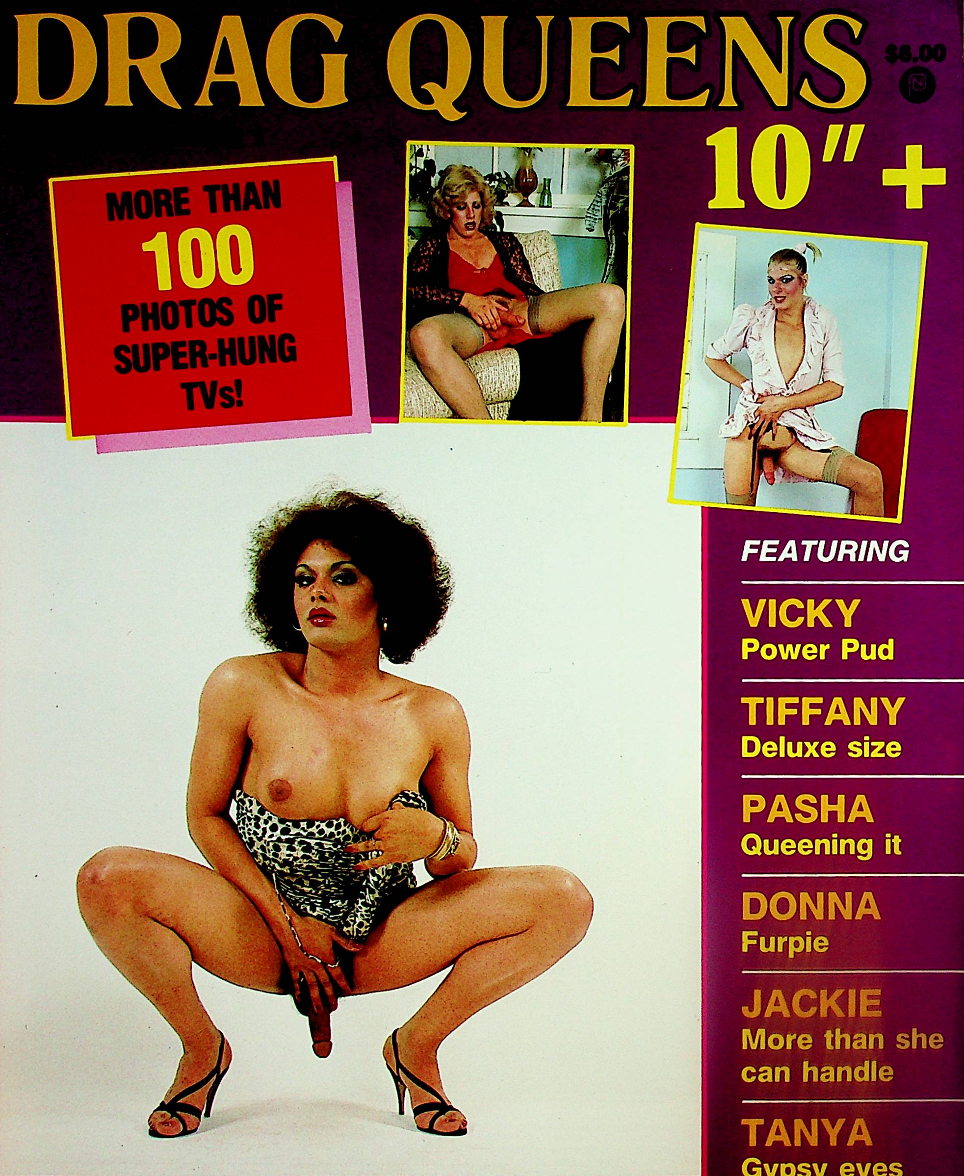 Drag Queens Magazine 10 Super Hung TV s Tiffany Deluxe Size  