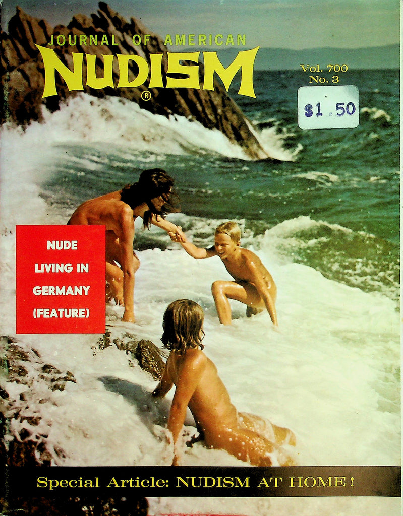 Journal Of American Nudism Magazine  Nude Living In Germany / Nudism At Home  vol.700 #3  1960's    082026lmp-GSC