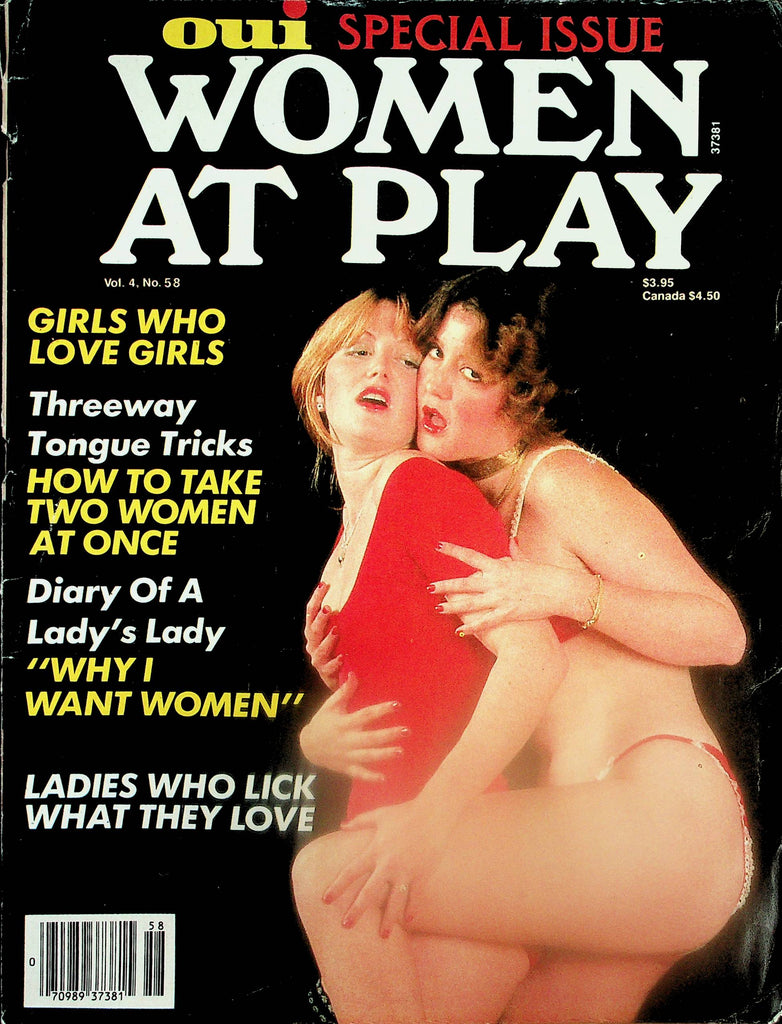 Oui Special Issue Women At Play Magazine  Threeway Tongue Tricks  vol.4 #58    090325lm-p