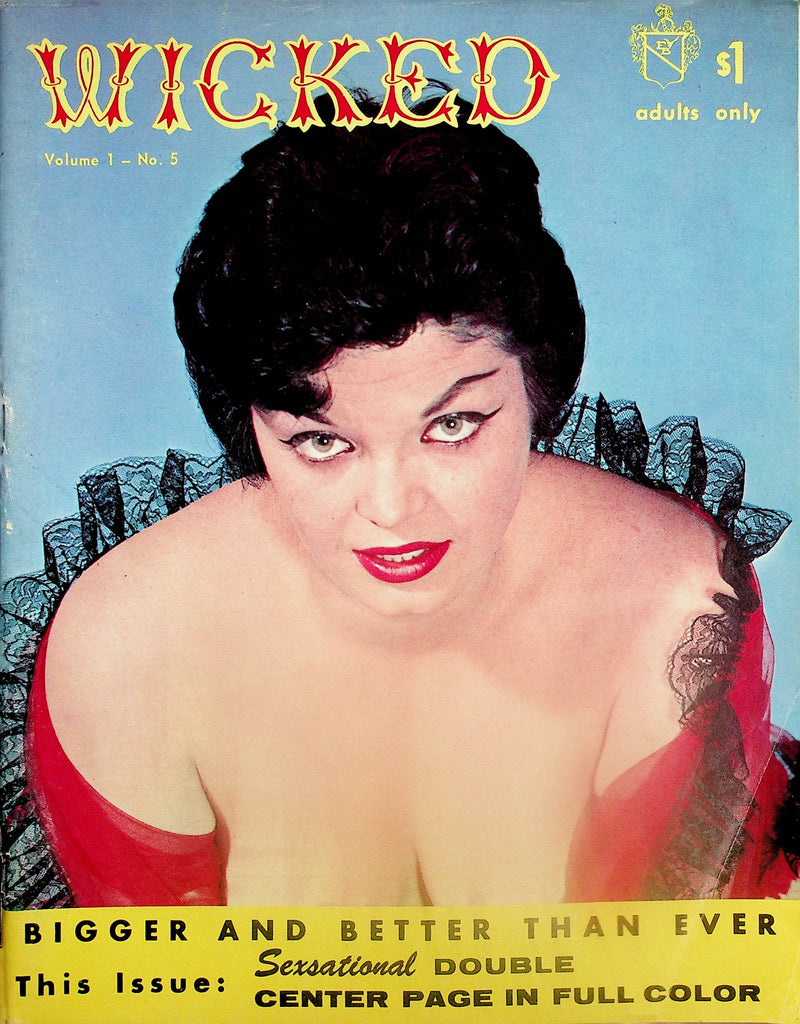 Wicked Vintage Magazine  Beautiful Nude Women w/cf   vol.1 #5  1962       091825lm-p