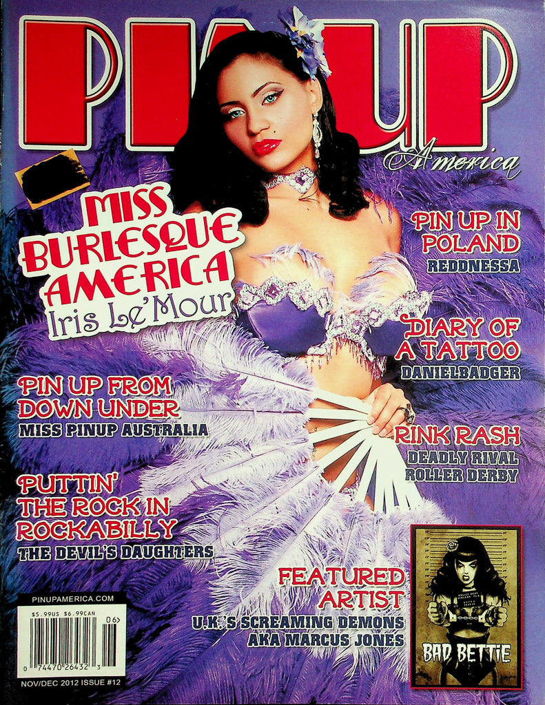 Pinup America Magazine  Miss Burlesque America Iris Le'Mour  Nov/Dec 2012  051726lmp