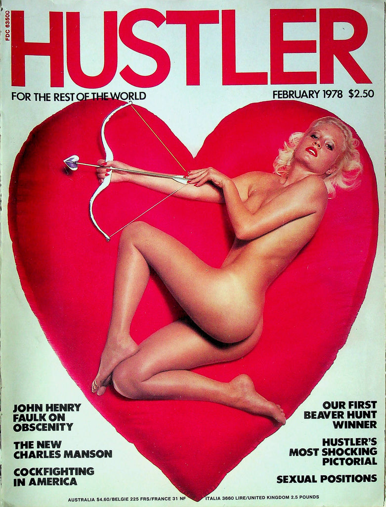 Hustler Magazine John Henry Faulk & First Beaver Hunt Winner February 1978 031224RP