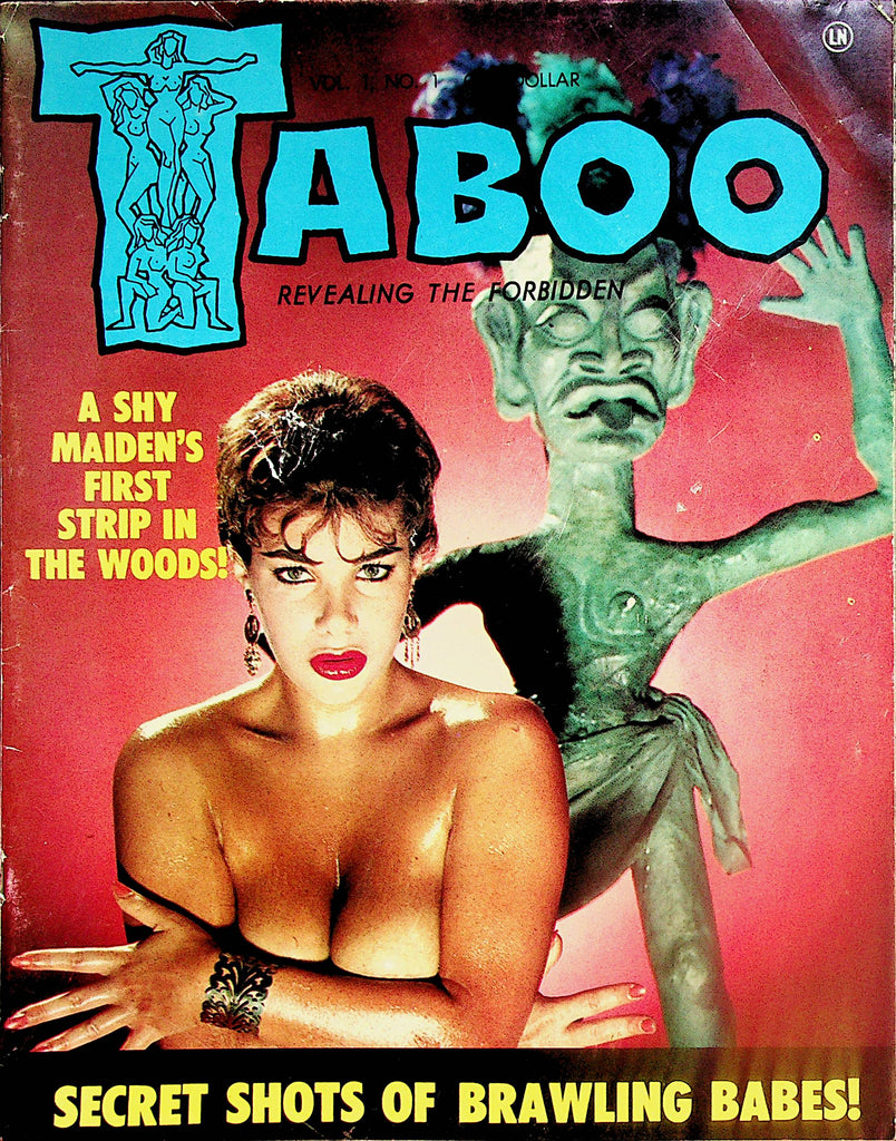 Taboo Magazine  A Shy Maiden's First Strip / Brawling Babes  vol.1 #1  1960's    120923lm-p